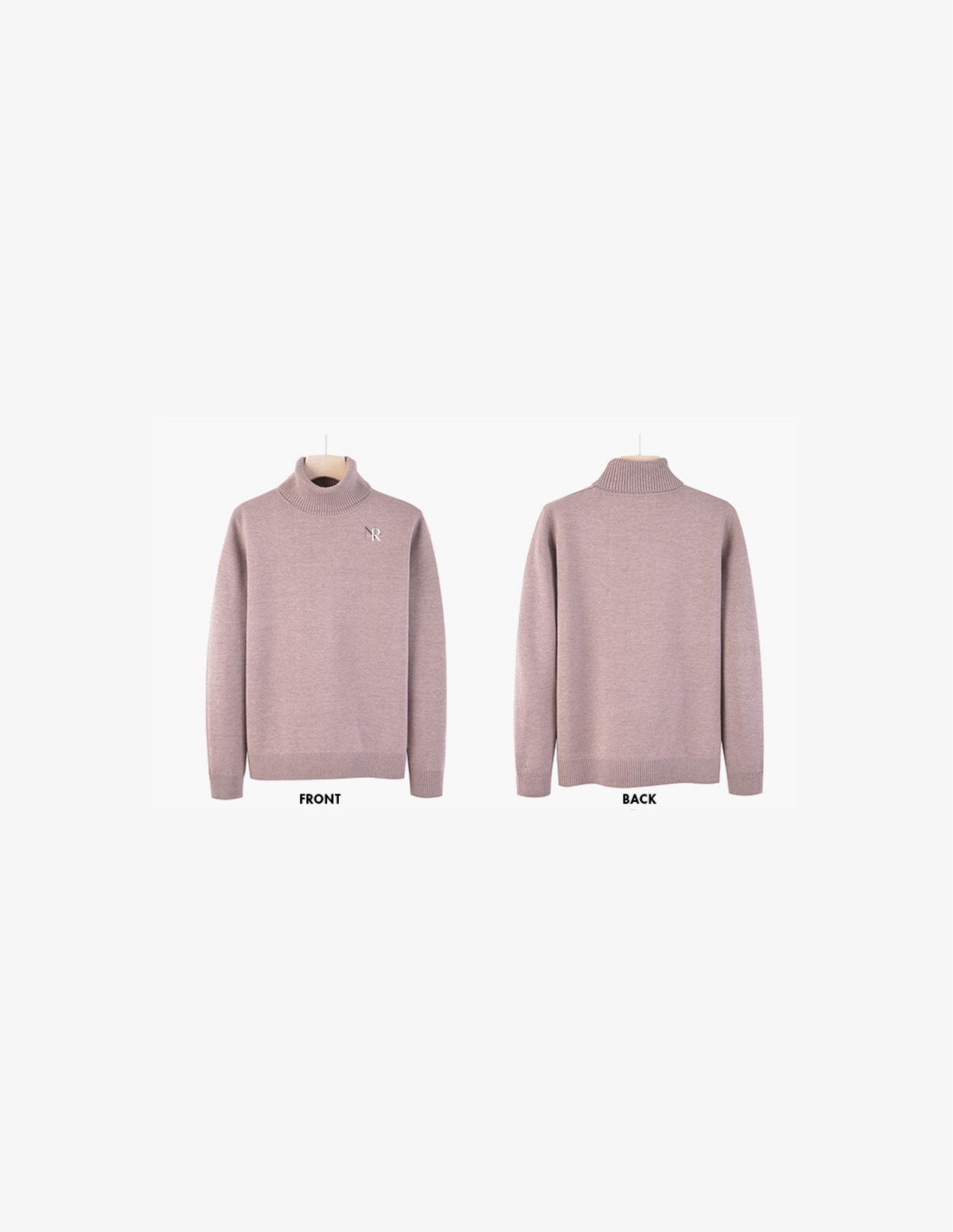 NR Logo Mauve Cashmere Seeater